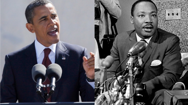 President Obama and Dr. King