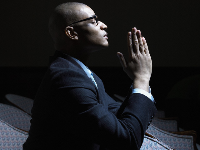 Praying Black Man 