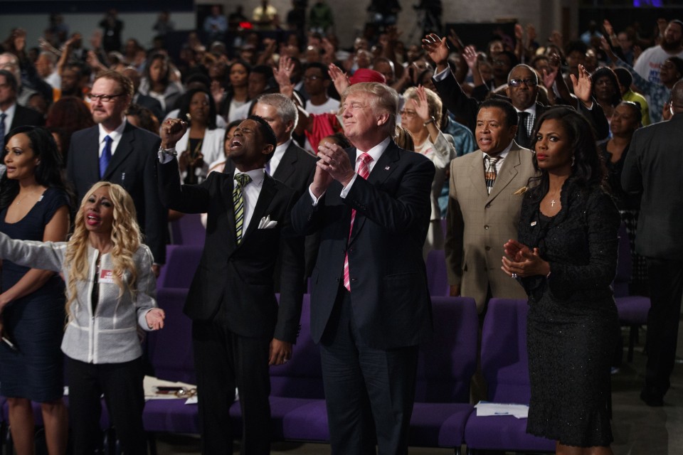 Trump Black Church 